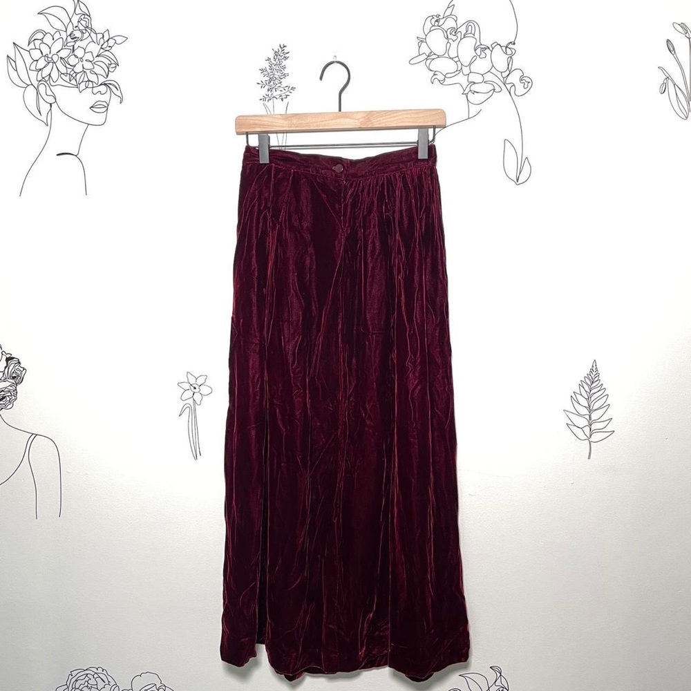 Vintage Velvet Vintage Skirt NANCY CRYSTAL